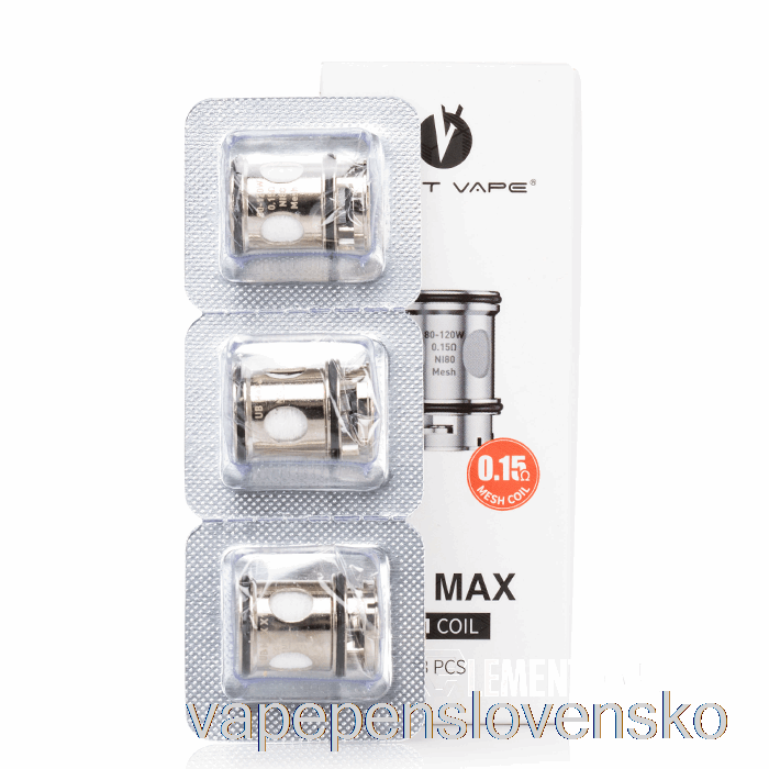 Stratený Vape Ub Max Náhradné Cievky 0,15 Ohm Ub Max X1 Cievky Vape Bez Nikotinu